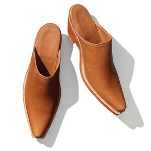 Cobra Rock Leather Mules for Women